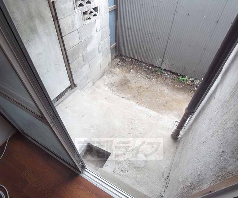 バルコニー　専有庭です。