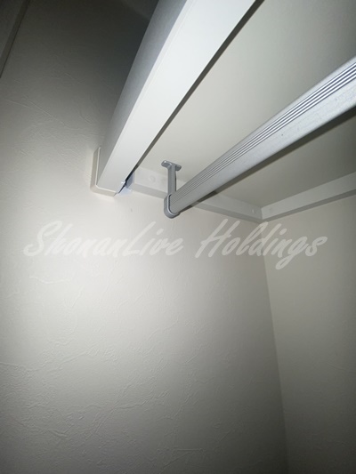 収納　ハンガーラック付きで楽々収納♪