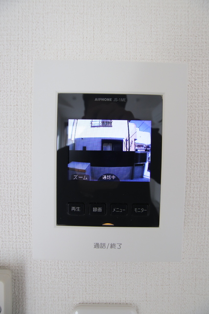 セキュリティ　ＴＶモニターホン付きで安心ですね♪