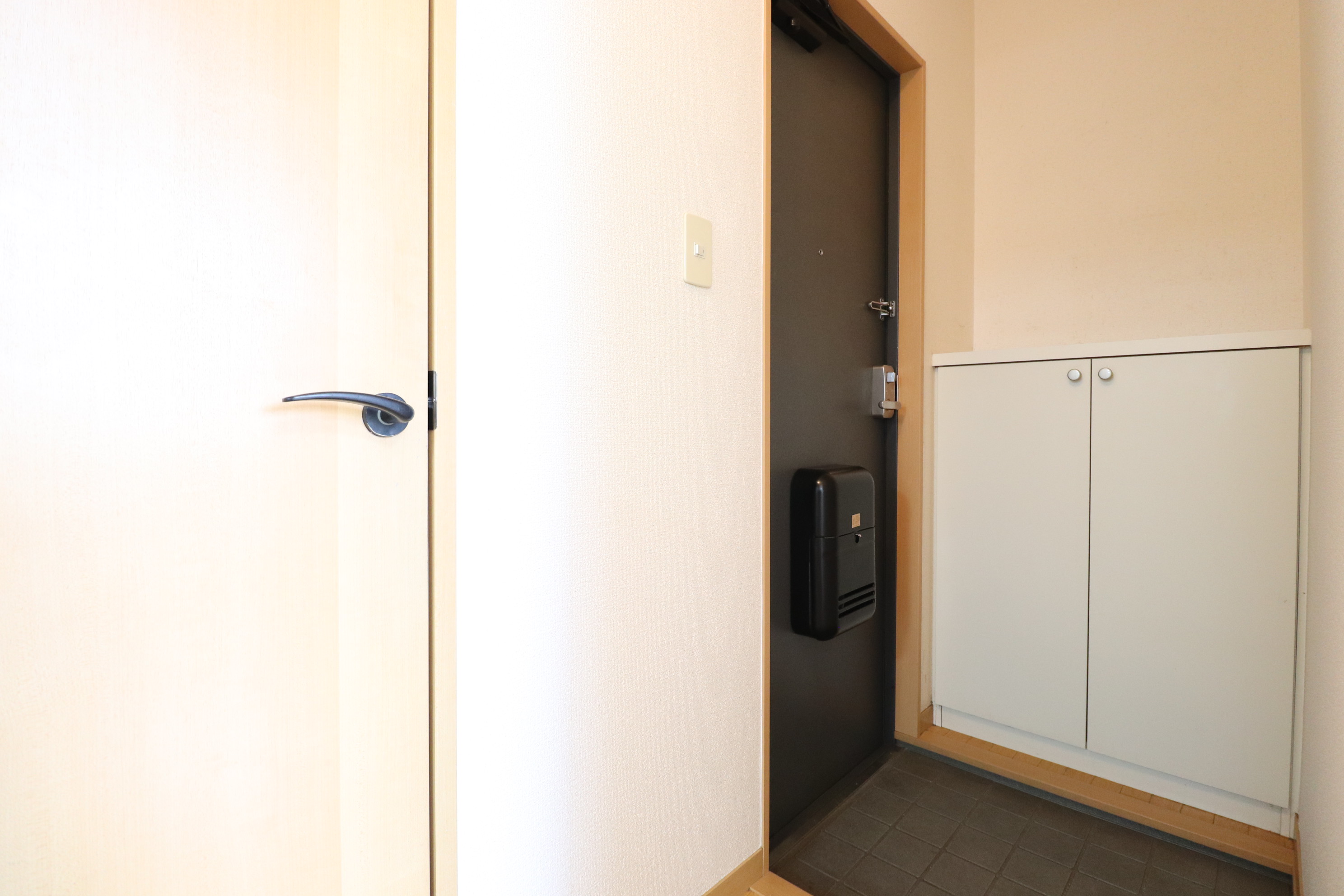 玄関　シューズbox付きの玄関♪