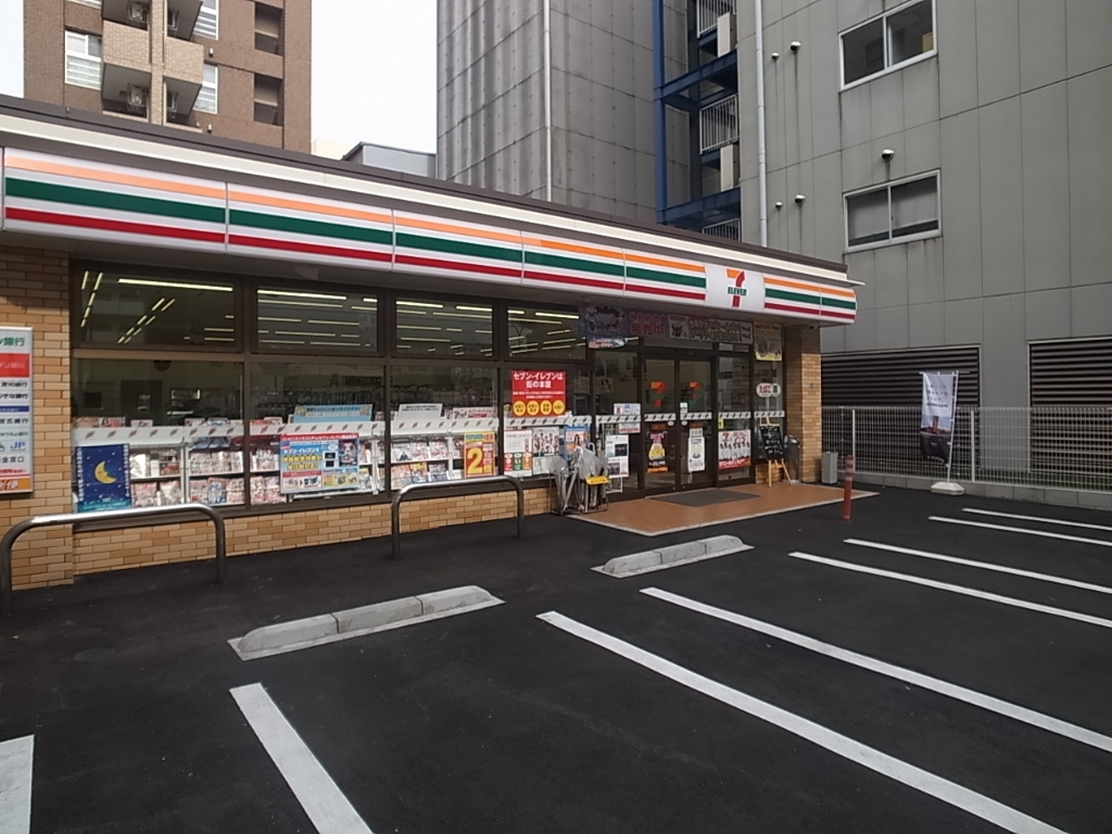 コンビニ　セブンイレブン 名古屋新栄1瓦町店（コンビニ）（コンビニ）まで80m