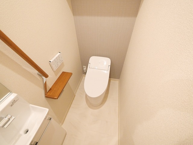 トイレ　ゆったりとした空間のトイレです