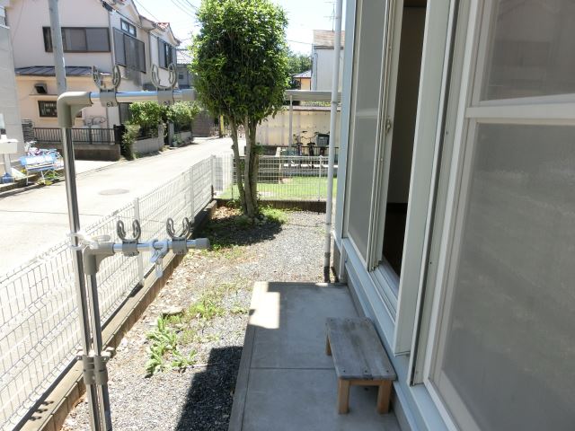 眺望　東向きのベランダです