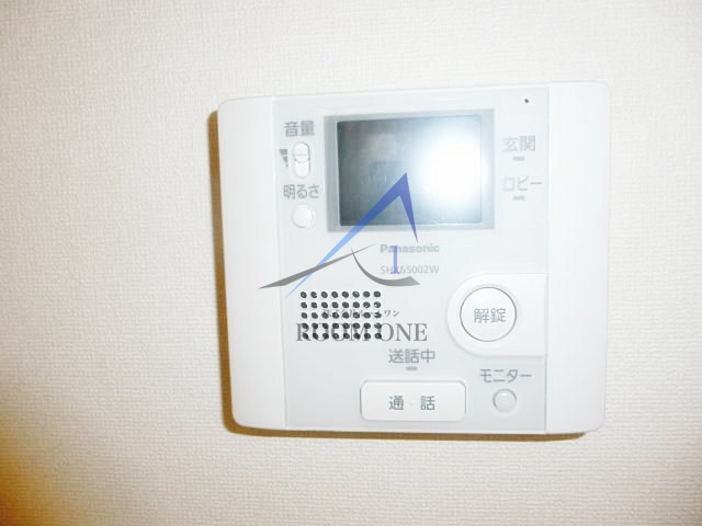 セキュリティ　モニター付きインターホンです。