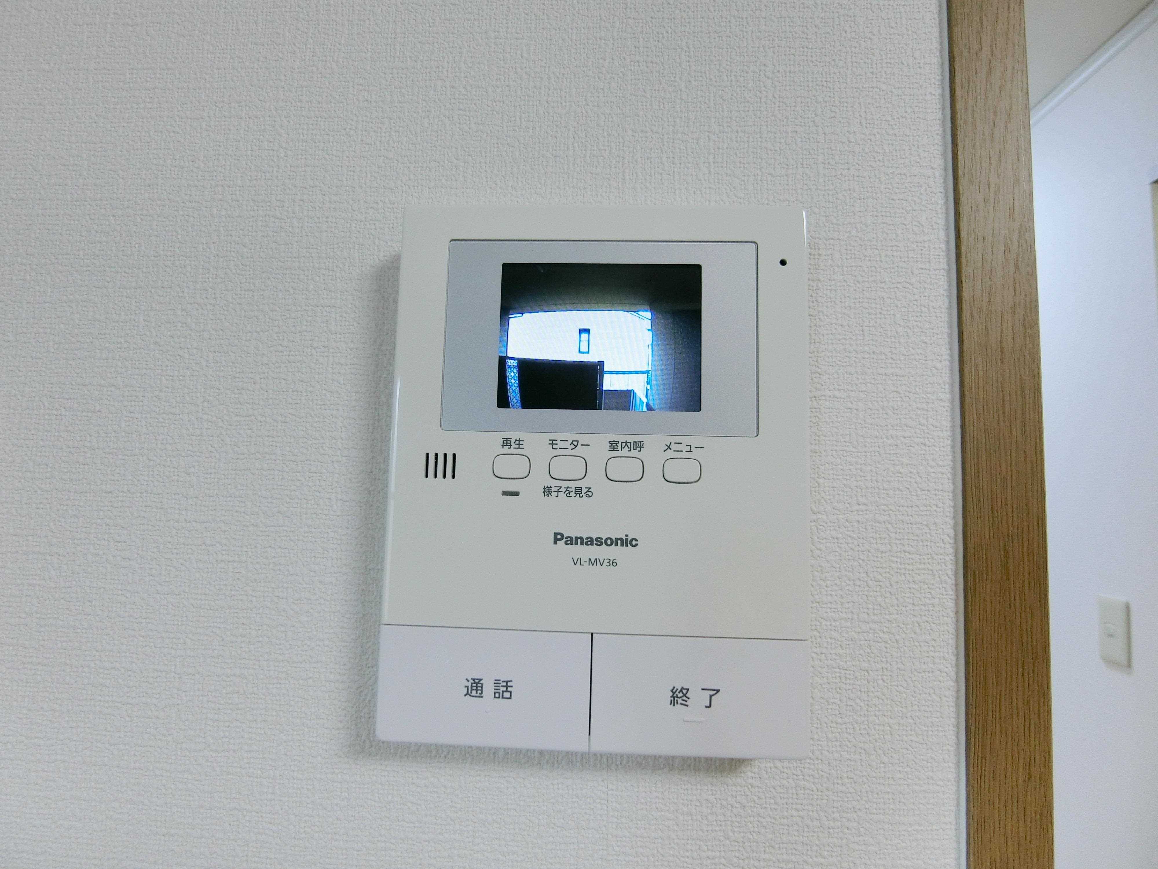 セキュリティ　モニター付きインターフォン