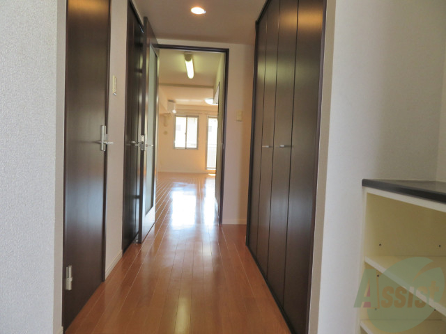 玄関　玄関から見たお部屋です。奥行で広さ伝わりますでしょうか