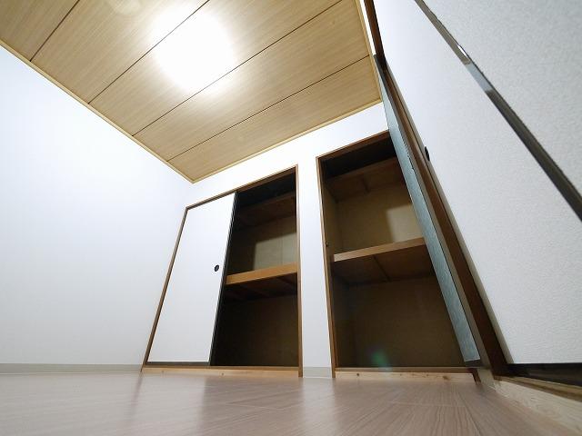 収納　十分な収納スペースがあります