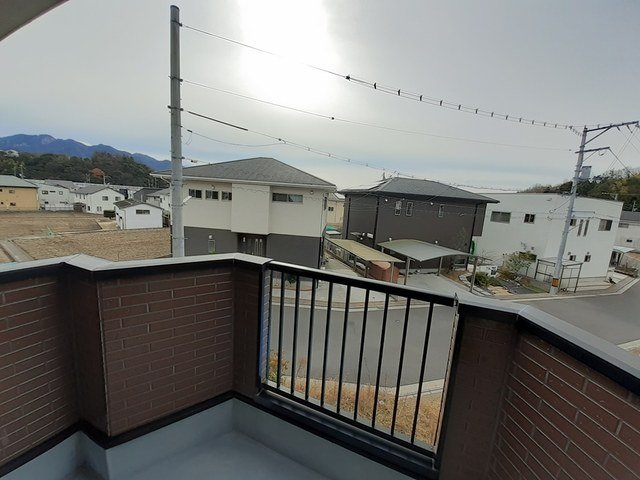 バルコニー　広々としたバルコニーです