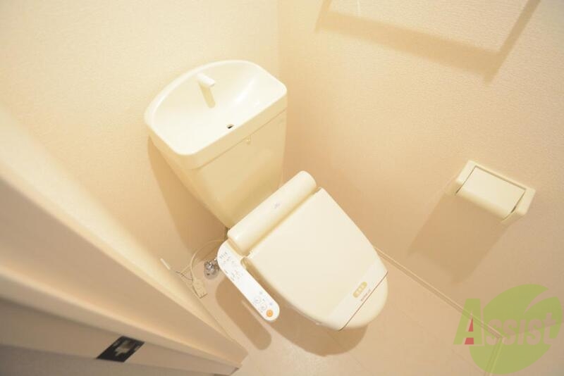 トイレ　快適に使用できる、清潔感にこだわったトイレです。