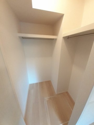 収納　たっぷりとした収納スペースです