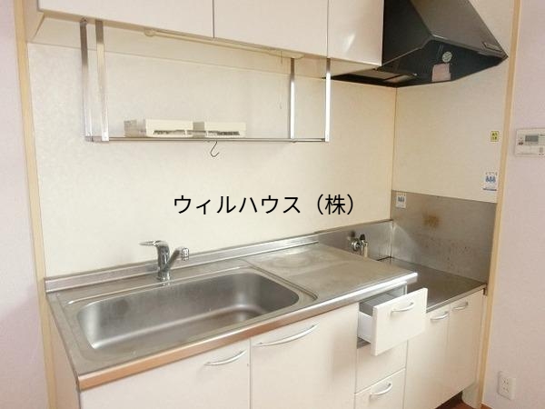 キッチン　ガスコンロ設置可！