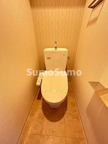 トイレ　ゆったりとした空間のトイレです
