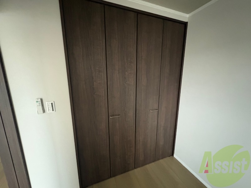 収納　ここに収納があります。収納があると部屋が広く使えます。
