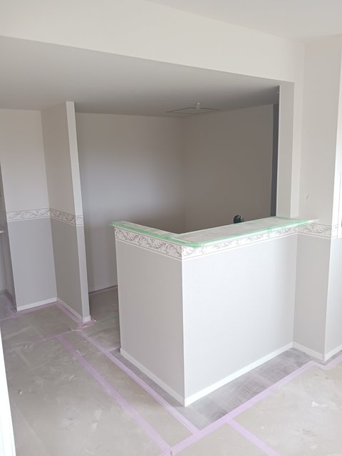 キッチン　建築中