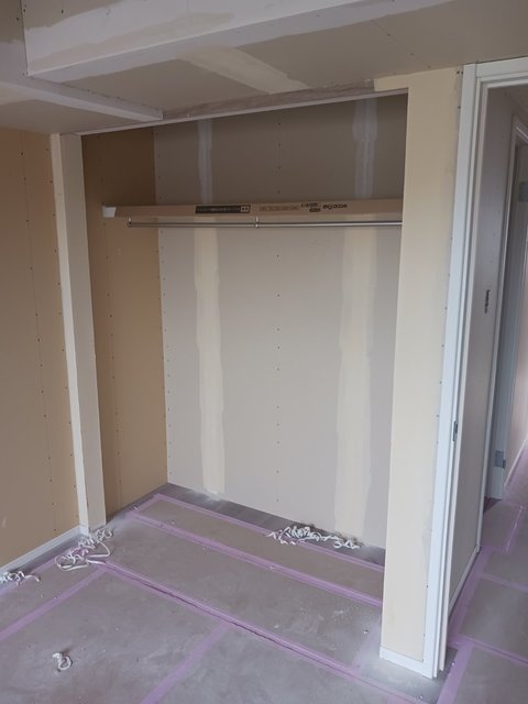 収納　建築中