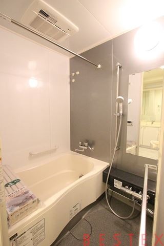 バス・シャワールーム　※同建物内・別タイプの参考写真です。