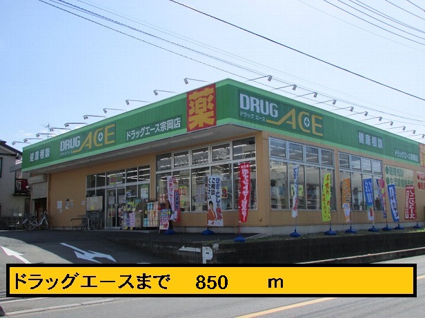 ドラックストア　ドラッグエース（ドラッグストア）まで850m