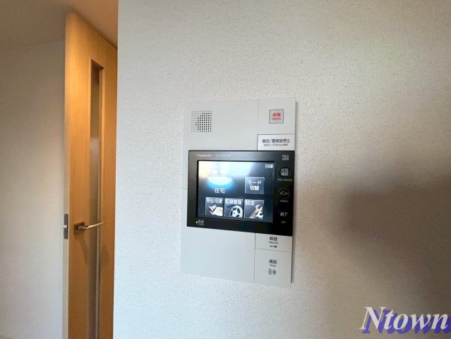 セキュリティ　モニター付きです。