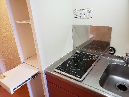 キッチン　電気コンロ☆火災防止に一役♪