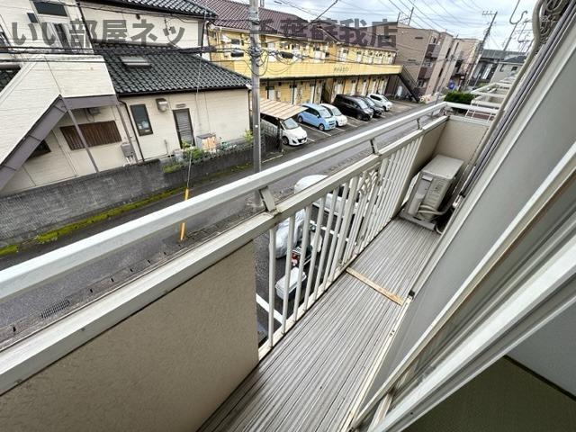 バルコニー　落ち着いた時間を過ごせるバルコニーです