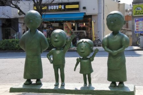 その他　サザエさん像（その他）まで737m