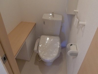 トイレ　ゆったりとした空間のトイレです