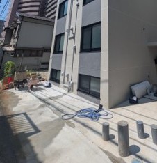エントランス　お洒落な建物デザイン♪※建築中