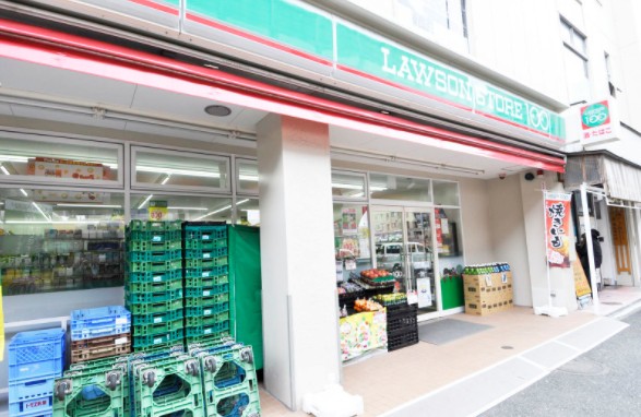 コンビニ　ローソンストア100 千住新橋店（コンビニ）まで1000m