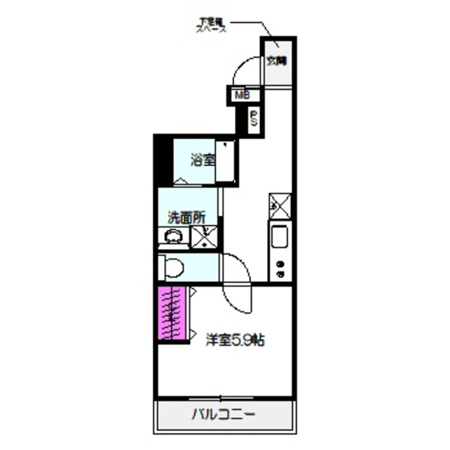 フジパレス城北公園通V番館の間取り写真