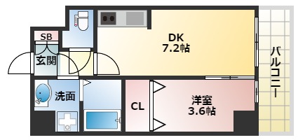 アンフィニXIX阿倍野昭和町の間取り写真
