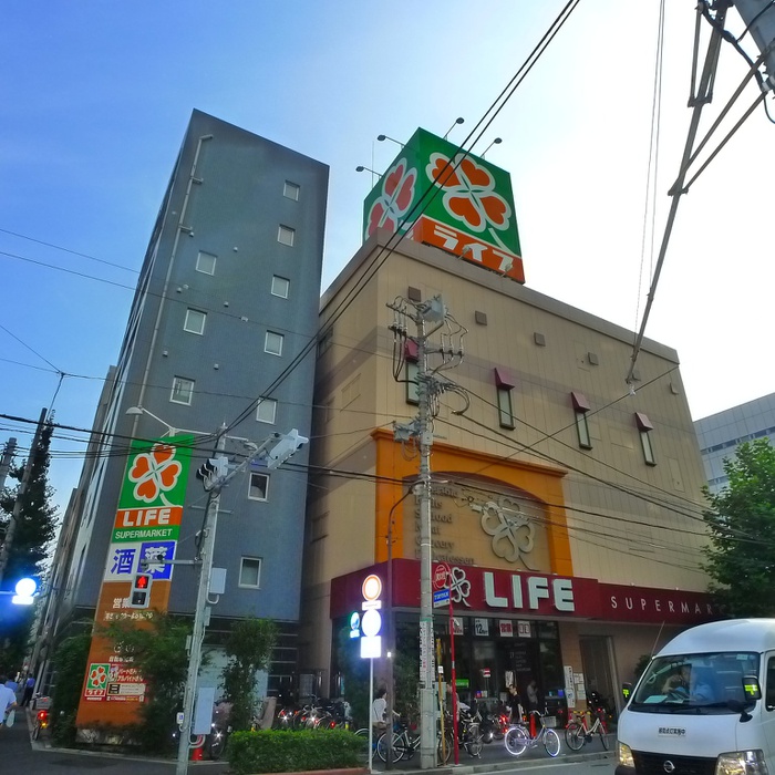 スーパー　ライフ（スーパー）まで201m