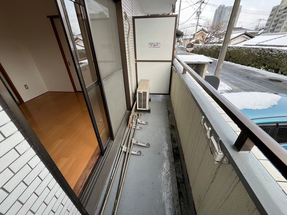 バルコニー　※別部屋の写真です