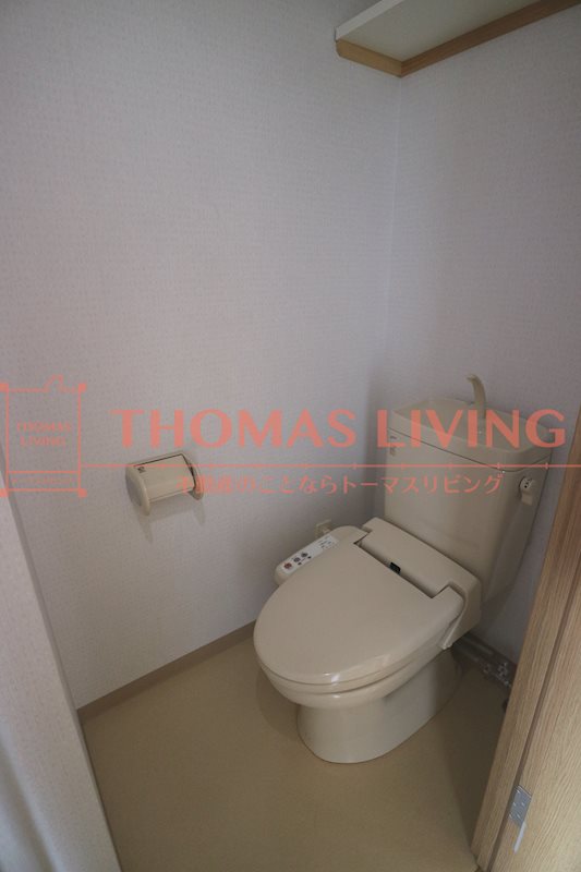 トイレ　トイレはウォシュレット付きの温水洗浄便座です！