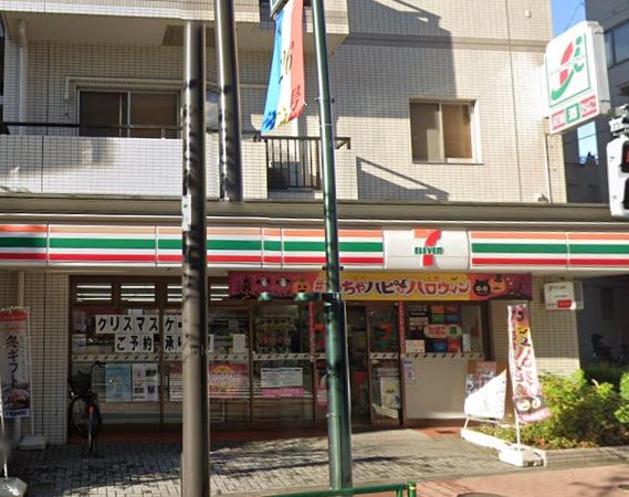 コンビニ　セブンイレブン 荏原4丁目店（コンビニ）まで45m