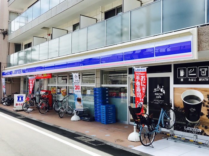 コンビニ　ローソン　都立家政駅北店（コンビニ）まで128m