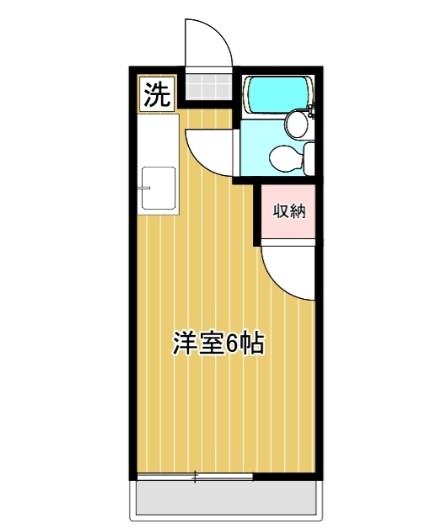フラット程久保の間取り写真