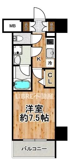 Gran Bridge Dempoの間取り写真