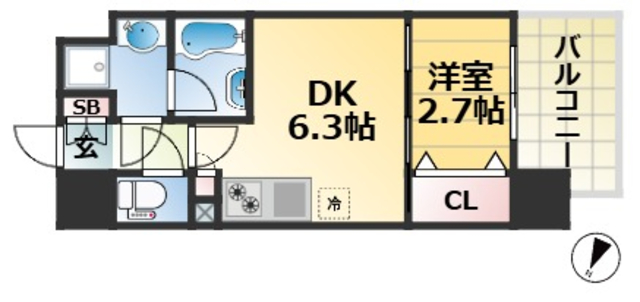 LiveCasa神戸元町の間取り写真