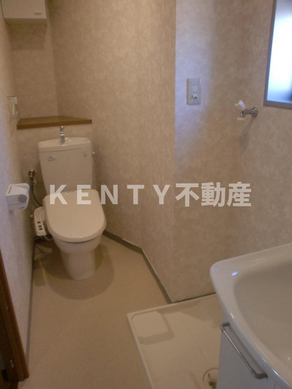 トイレ　ゆったりとした空間のトイレです