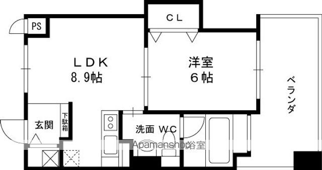 地下鉄堺筋線 天神橋筋六丁目駅 徒歩9分 10階建 築21年の間取り写真