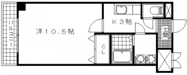 CITY SPIRE浜大津駅前の間取り写真