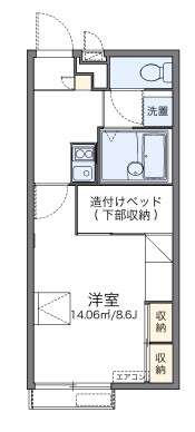 レオパレス辻九第三の間取り写真