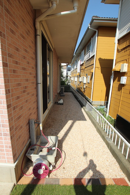 庭　外水栓もある専用庭