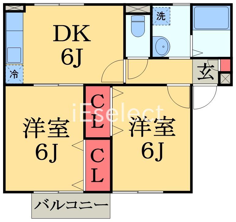クレアンヌーヴの間取り写真