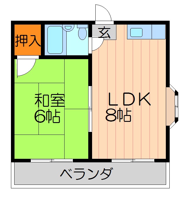 シティハイツ中町の間取り写真