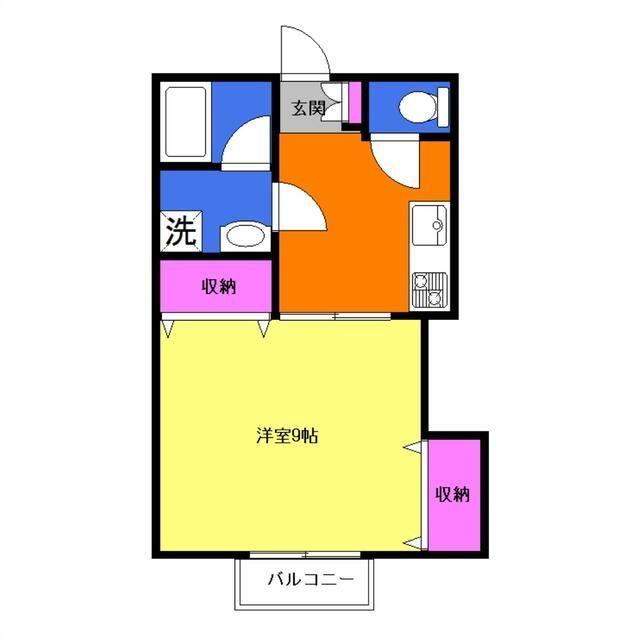 パレス小沢7の間取り写真