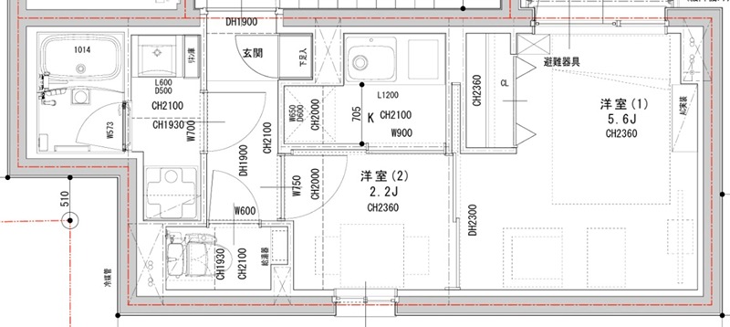 東急池上線 荏原中延駅 徒歩4分 5階建 築1年の間取り写真