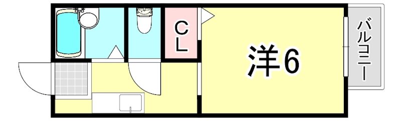 ハイツクレセントの間取り写真