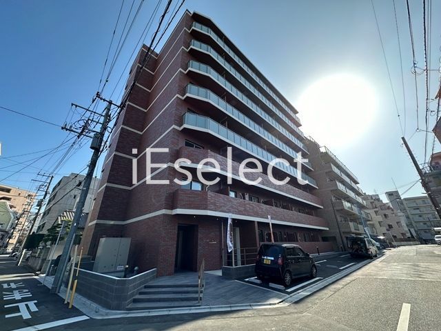 建物外観　2023年1月完成の新築アパート♪ネット無料に都市ガス♪