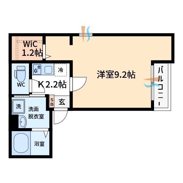 ESTATE PURE 新宿の間取り写真